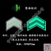 郑州合肥福州地铁夜光不锈钢标识，地铁夜光消防标识
